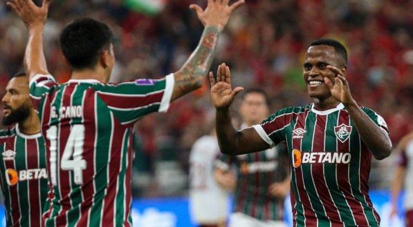 John Arias e German Cano na vitória do Fluminense diante do Al Ahly, pelo Mundial de Clubes da Fifa