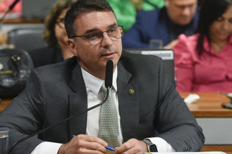 O senador Flávio Bolsonaro (PL-RJ)