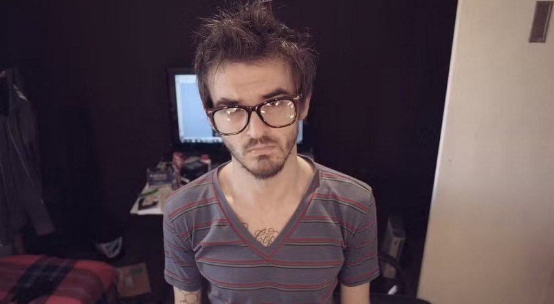 O youtubber PC Siqueira, em 2010