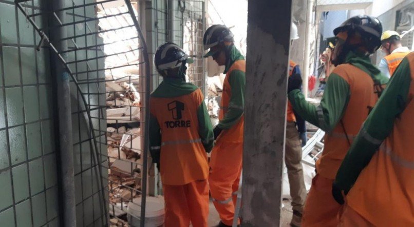 Desabamento ocorreu em Aracaju