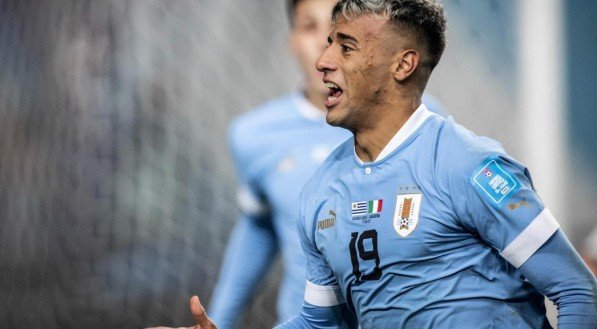 Luciano Rodriguez foi o autor do gol do título do Uruguai na vitória por 1 a 0 sobre a Itália na final do Mundial sub-20