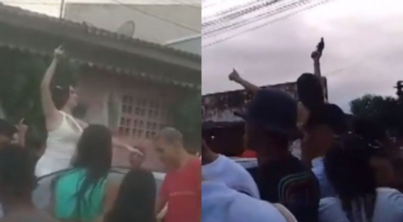 Dupla é presa no Recife após ostentar armas durante festa de réveillon