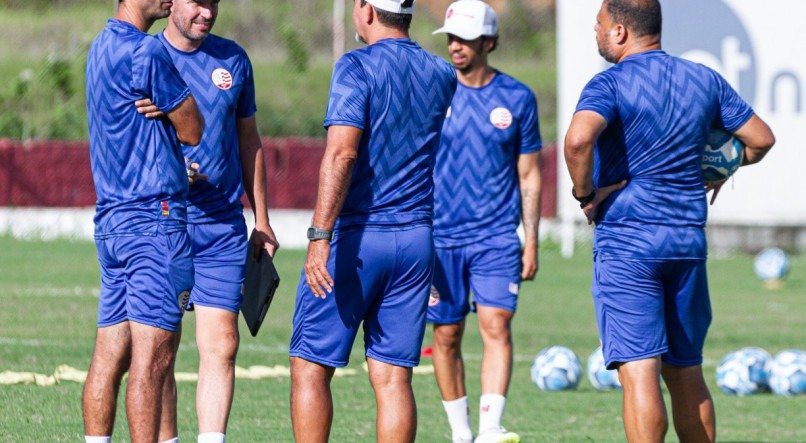 Alan Aal e a comissão técnica do Náutico para o ano de 2024