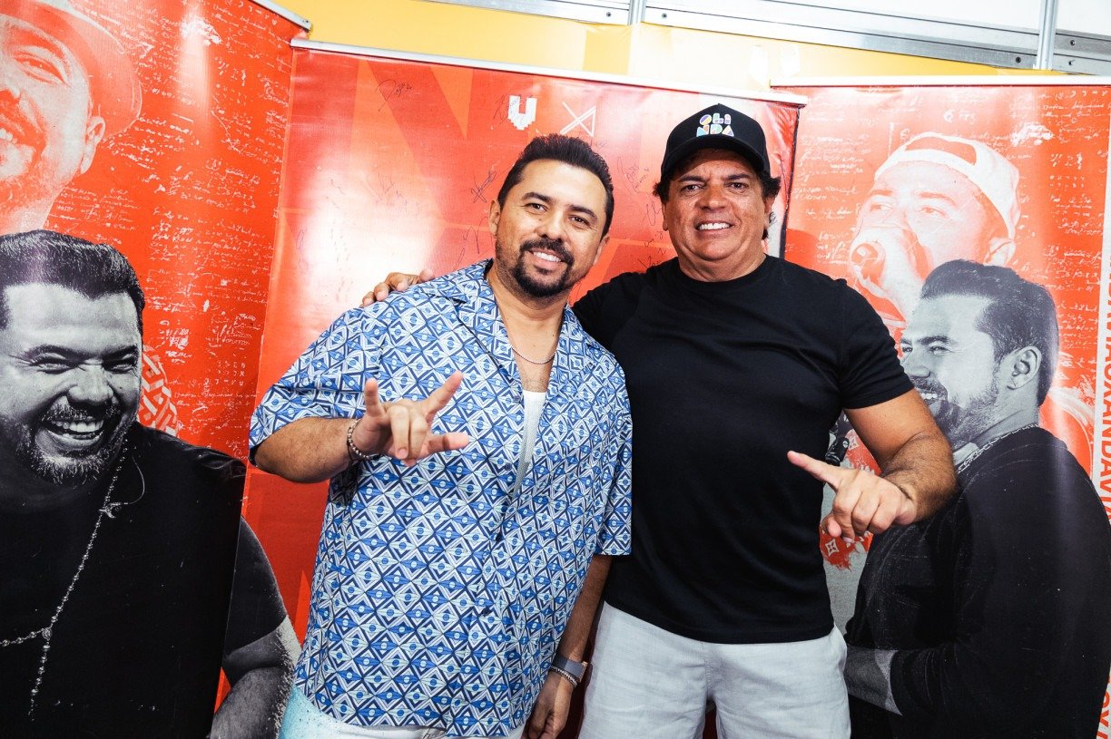 Carlito Asfora com Xand Avião no Verão Tamandaré, que fez sucesso no Litoral Sul de Pernambuco Anderson_freire