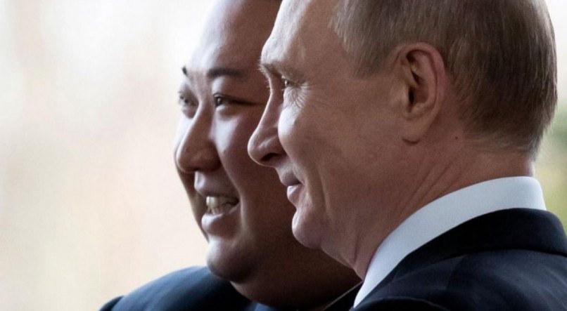 Governos de Vladimir Putin e Kim Jong-un estão em aproximação 