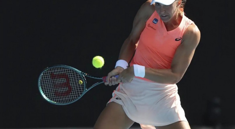 A tenista brasileira Beatriz Haddad, de 25 anos, avançou pela primeira vez na carreira à terceira fase do Aberto da Austrália
