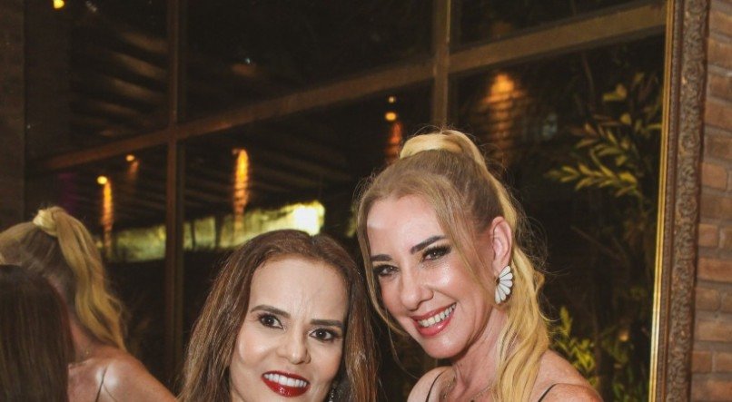 Sophia Lins e Andiara Vilefort, as estrelas da noite