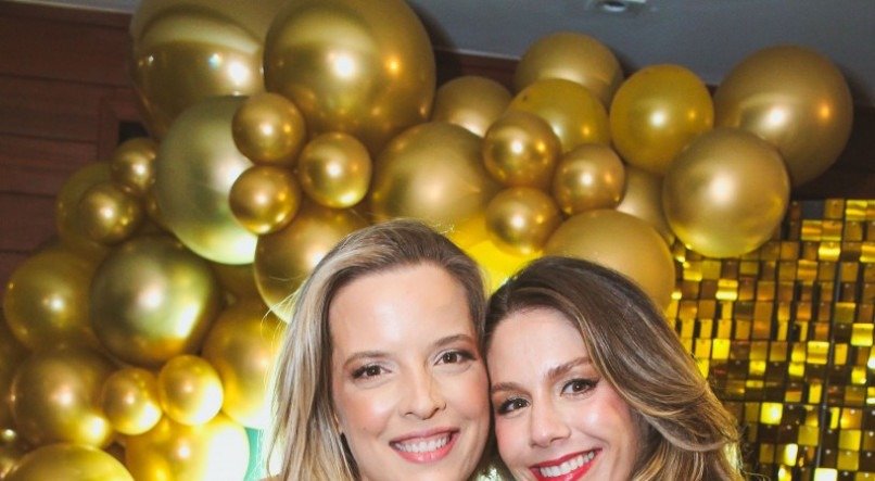 As aniversariantes Lucy Dubeaux e Duda Haeckel
