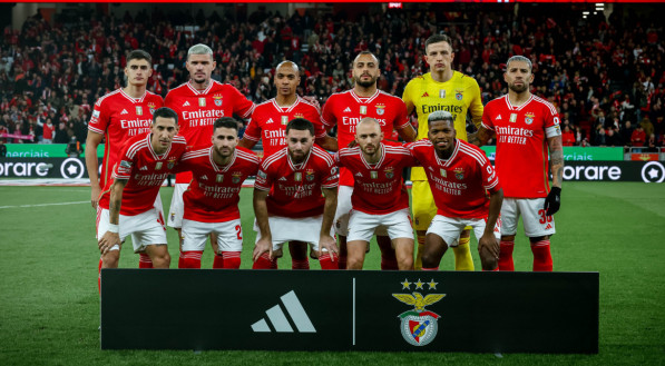 Benfica em ação pelo Campeonato Português