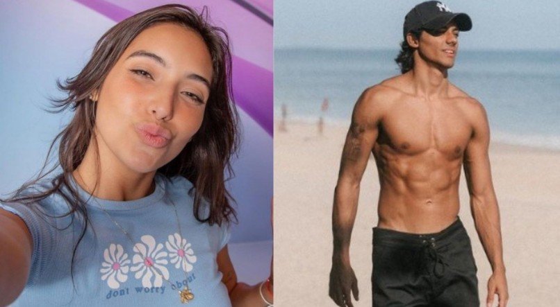 Vanessa Lopes e suposto namorado, Lucas Mamede