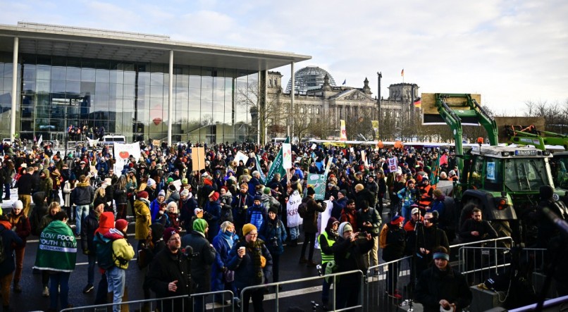 Protestos acontecem na Alemanha 