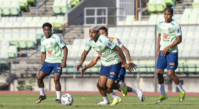 Seleção brasileira estreia no Pré-Olímpico de futebol contra a Bolívia na próxima terça (23), às 17h, em Caracas, capital venezuelana