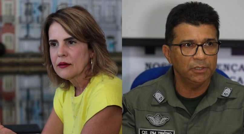 Simone Aguiar e Tib&eacute;rio C&eacute;sar Santos estavam &agrave; frente da Pol&iacute;cia Civil e Pol&iacute;cia Militar, respectivamente, desde janeiro de 2023