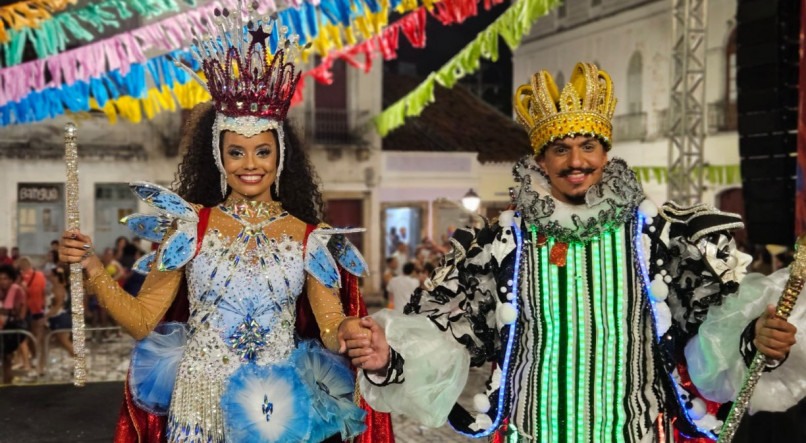 Seleção do rei e rainha do Carnaval do Recife aconteceu no sábado (27)