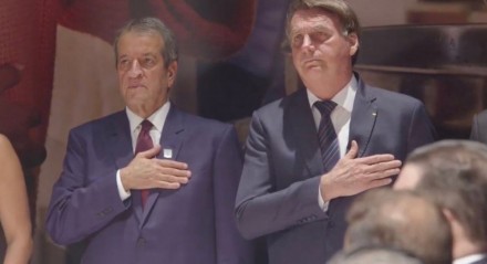O presidente do PL, Valdemar Costa Neto e o ex-presidente da república, Jair Messias Bolsonaro 