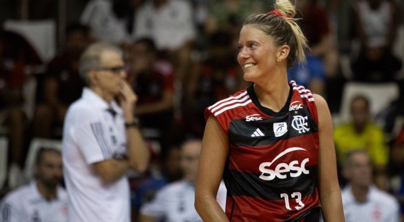 O Flamengo lidera a Superliga Feminina de Vôlei