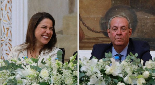 Raquel Lyra e Álvaro Porto se encontraram no TJPE após mal-estar provocado por vazamento de áudio na Alepe