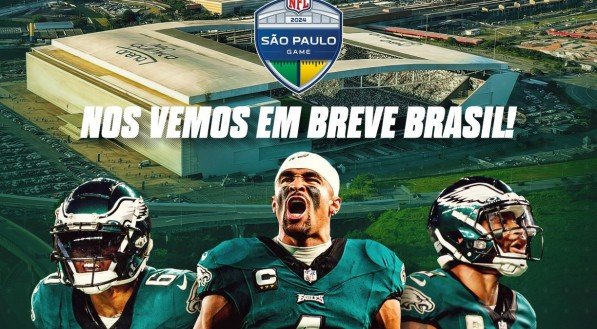 NFL confirmou que uma das equipes participantes do jogo na Neo Química Arena, estádio do Corinthians, será o Philadelphia Eagles