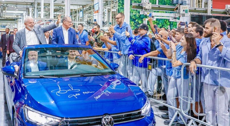 Presidente Lula na Volkswagen
