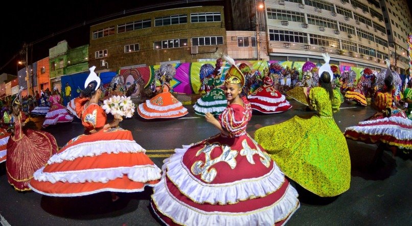 Concurso de Agremiações na Avenida Dantas Barreto, em 2018