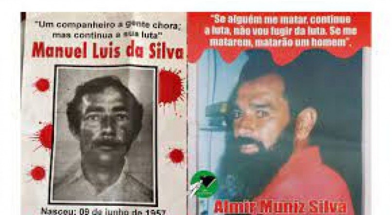 Manoel Luiz da Silva foi assassinado em 1997. Já Almir Muniz da Silva está desaparecido desde 2002. Ambos os casos foram na Paraíba