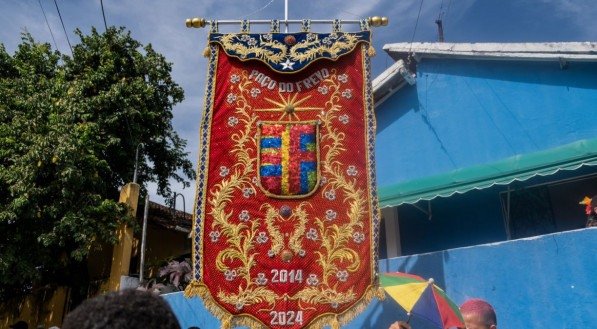 Estandarte de 10 anos do Paço do Frevo