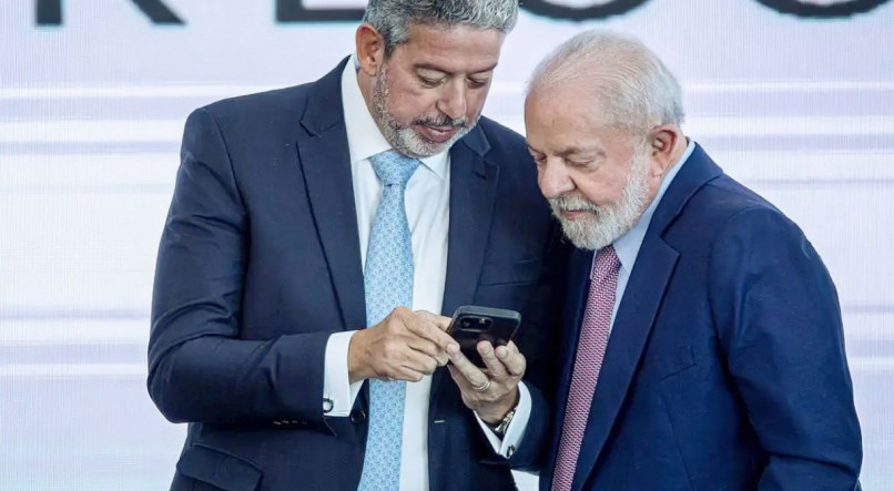 Arthur Lira, presidente da Câmara, e o presidente da República, Lula