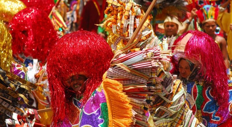 Encontro de Maracatus no Carnaval de Nazaré da Mata