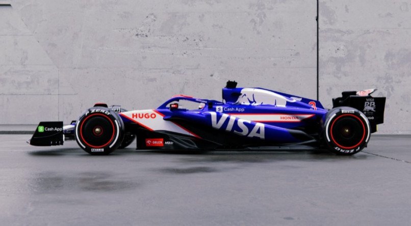 Novo carro lembra pintura da Toro Rosso