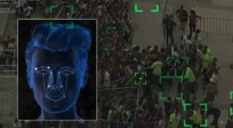 Reconhecimento facial.