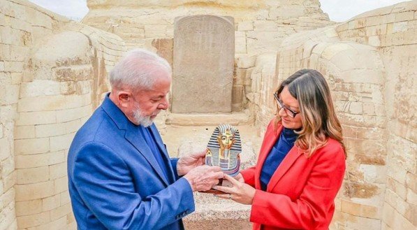 Lula e Jana no Egito