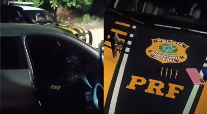 PRF prende homens com carro roubado na BR-101, em Jabotão