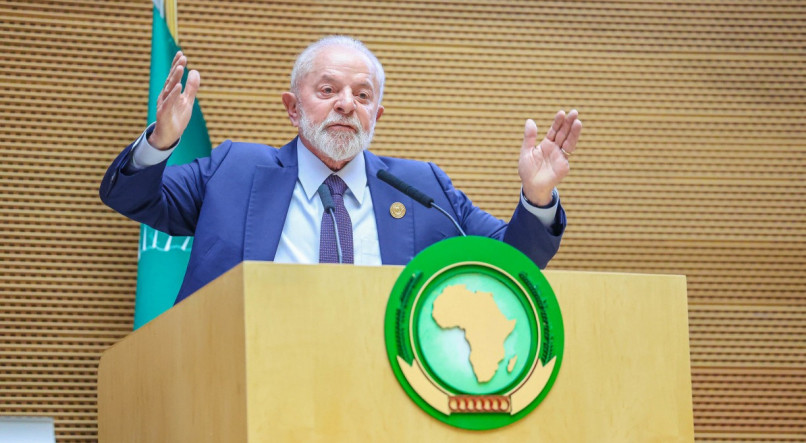 Lula durante viagem à África: discurso polêmico causou repercussão internacional