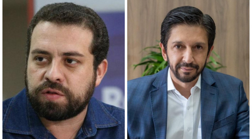 Guilherme Boulos e Ricardo Nunes, candidatos a prefeito de São Paulo