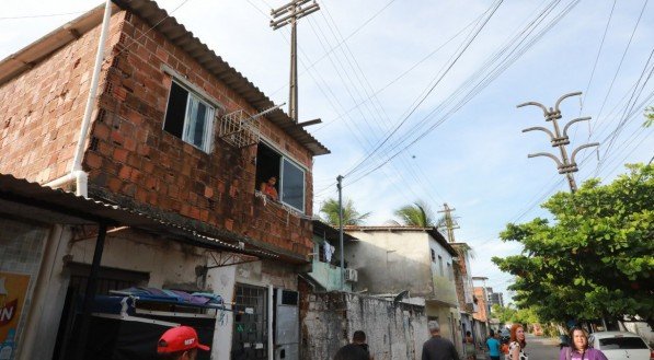 Comunidade do Papelão, no bairro de São José, no Centro do Recife