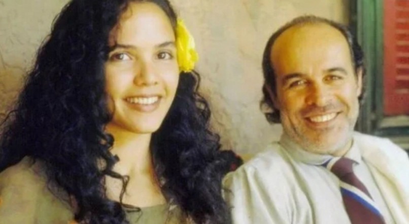 Tereza Seiblitz e Osmar Prado como Joaninha e Tião Galinha em "Renascer", novela das nove da TV Globo.