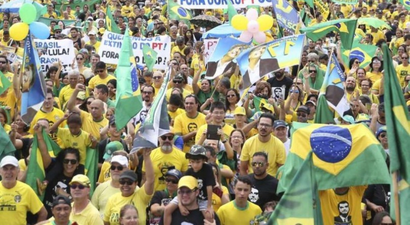 Nova manifestação pró-Bolsonaro acontece neste domingo (25) - Foto ilustrativa