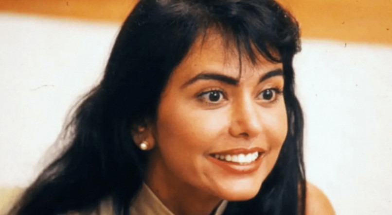 Leila Lopes como professora Lu em "Renascer" 1993.