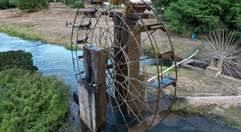 Roda D'água, símbolo do primórdios da fruticultura irrigada em Belém do São Francisco integra a Rota da Manga