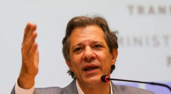 O ministro da Fazenda, Fernando Haddad