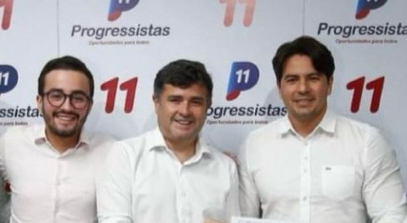 Os deputados federais, Lula da Fonte e Eduardo da Fonte, e o vice-prefeito de Olinda, Márcio Botelho 