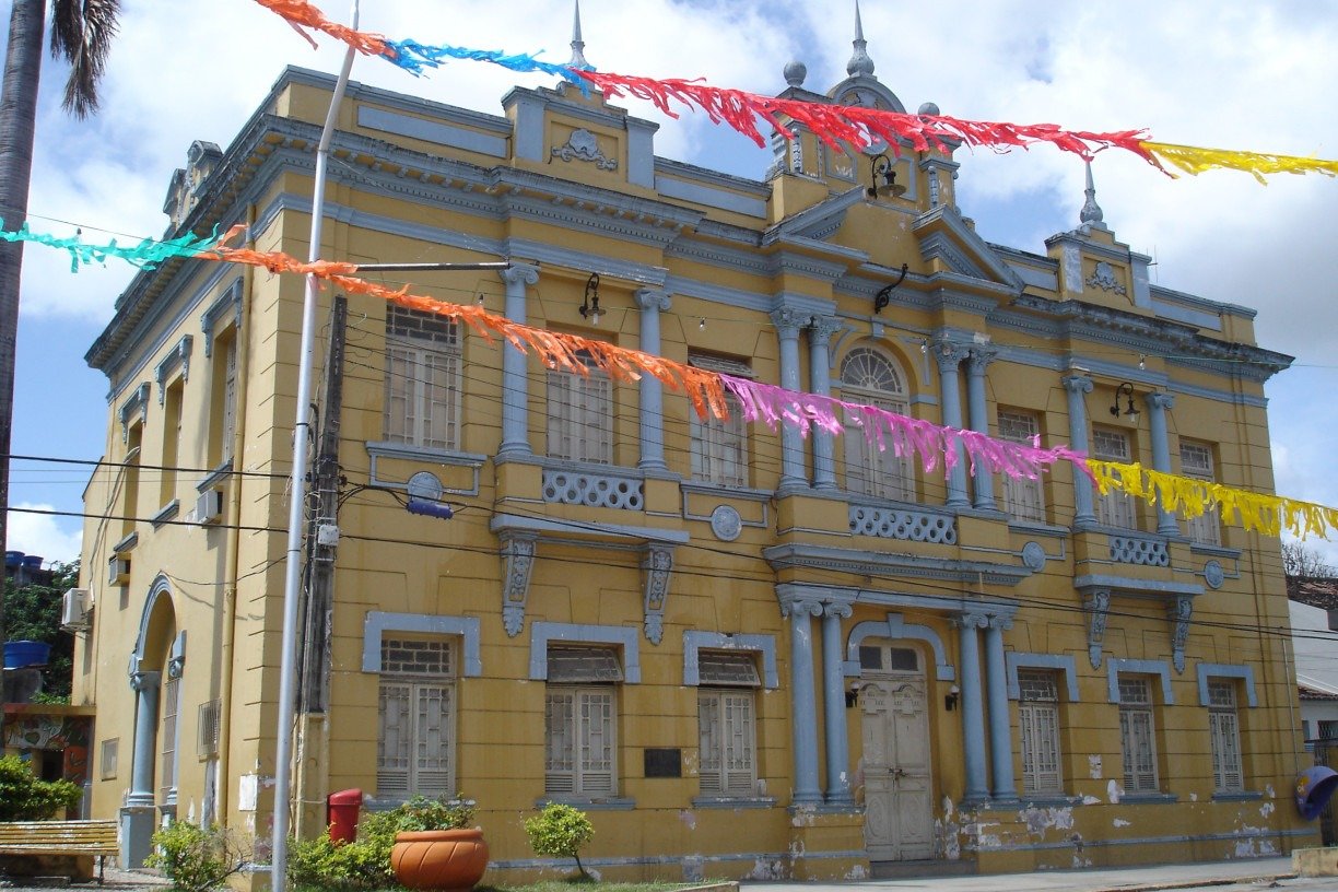 Sede do poder municipal, em Goiana, cidade que ainda n&atilde;o executou as verbas da PNAB em atualiza&ccedil;&atilde;o mais recente de painel