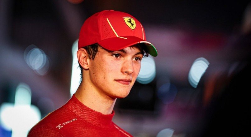 Oliver Bearman, piloto da Ferrari