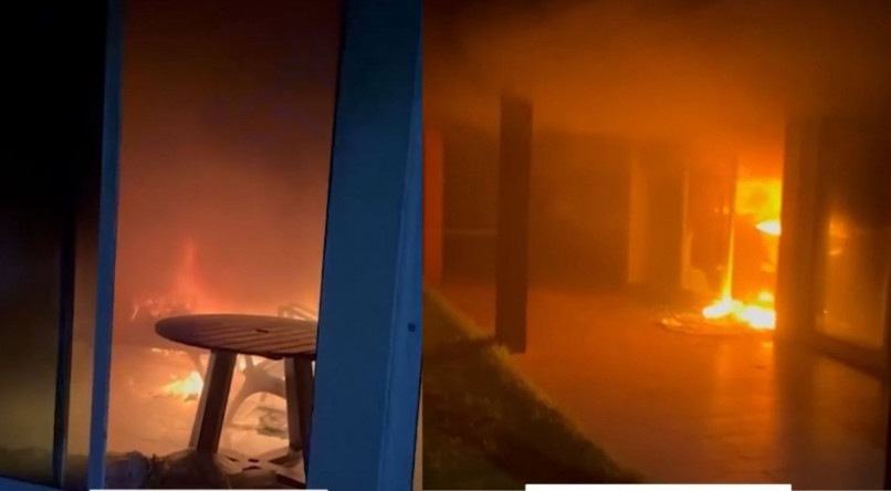 Casas de Ant&ocirc;nio Rueda e da irm&atilde; foram incendiadas na noite da segunda-feira 
