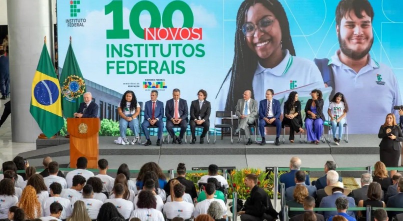 Criação de 100 institutos federais contará com investimento de R$ 3,9 bi do Novo PAC contemplando, ainda, a consolidação de unidades existentes