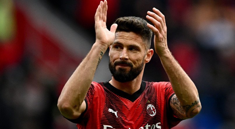 Giroud, atacante do Milan