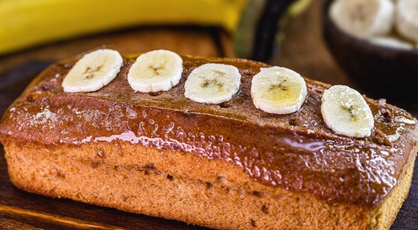 Imagem ilustrativa do bolo de banana fit