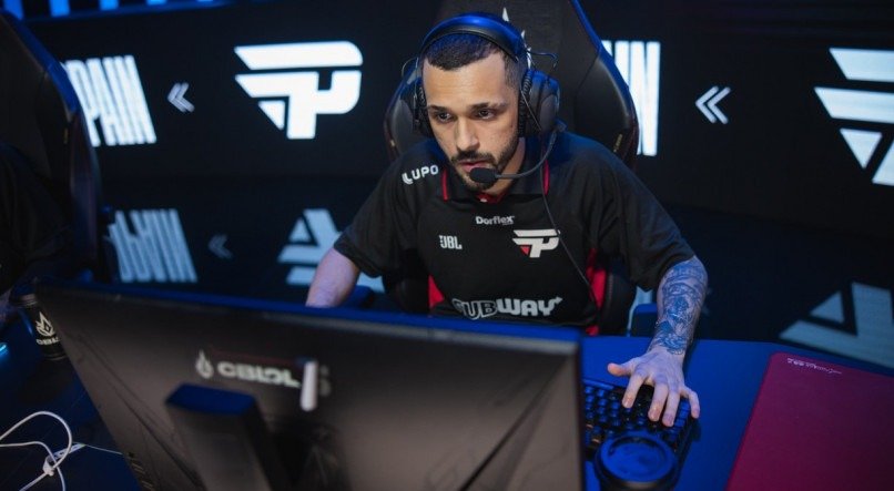 Dynquedo, jogador da paiN Gaming em ação no CBLoL 2024