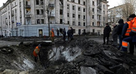 Ucrânia anunciou ter derrubado 31 mísseis russos lançados nesta quinta-feira (21) na direção de Kiev