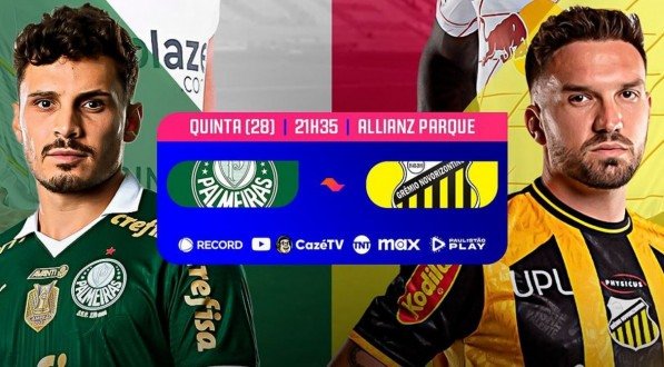 Palmeiras x Novorizontino na semifinal do Campeonato Paulista 2024